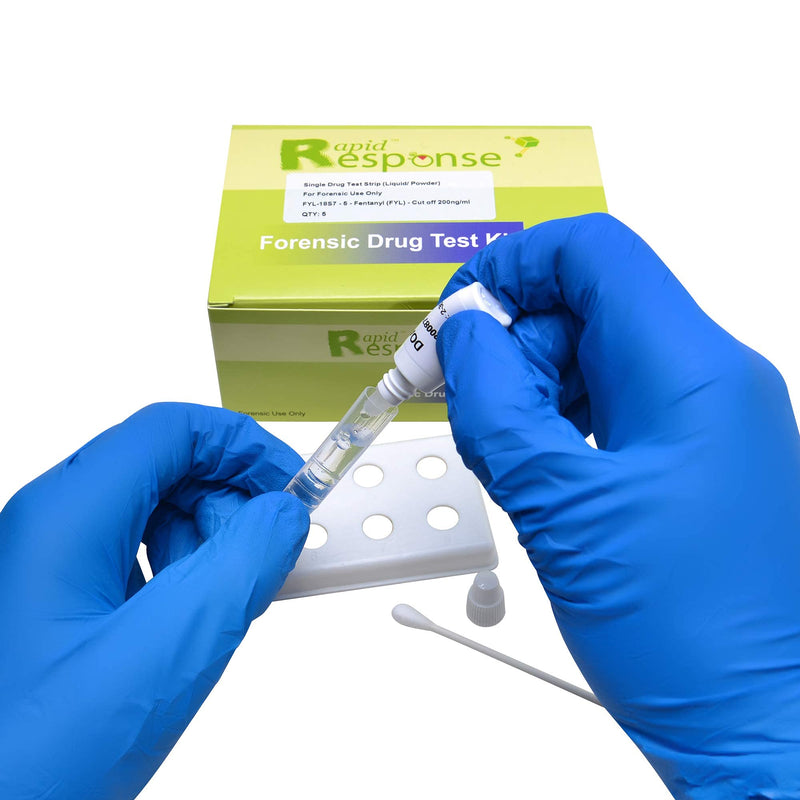 Fentanyl Test Strip Kit for Liquid and Powder Substances - 5 Test Strips per Kit - BTNX Rapid Response Forensic Kit - NewNest Australia