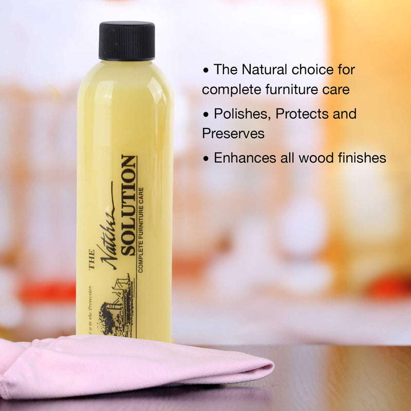 Natchez Solution Complete Furniture Care: All Natural Wood Cleaner and Polish- Replenishes and Restores Wooden Furniture (8 oz) - NewNest Australia