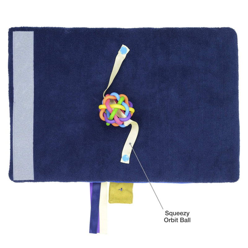 Modaliv – 2-in-1 Fidget Mat and Muff – Alzheimer’s and Dementia Activities for Seniors – Fidget Blanket for Adults with Dementia – Anxiety Relief Fidget Quilt – Rolls Up to Warms Hands (Blue) Blue - NewNest Australia