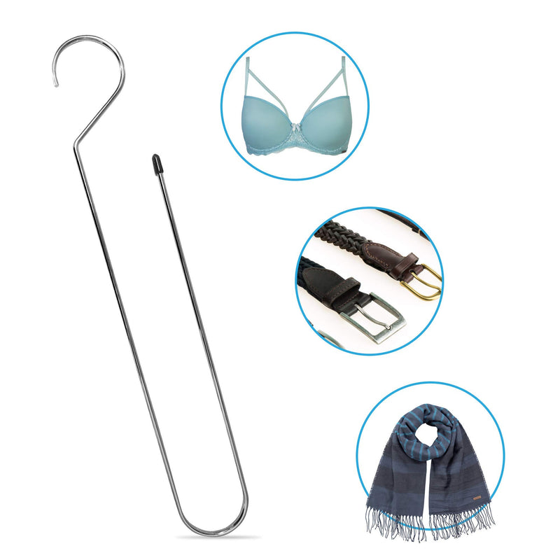 NewNest Australia - Gyrlie Cup Hanger Organizer for Lingerie, Bra, Belt, Purse and Scarves. Space Saving Drying and Storage Hangers for Closet or Laundry Room. 