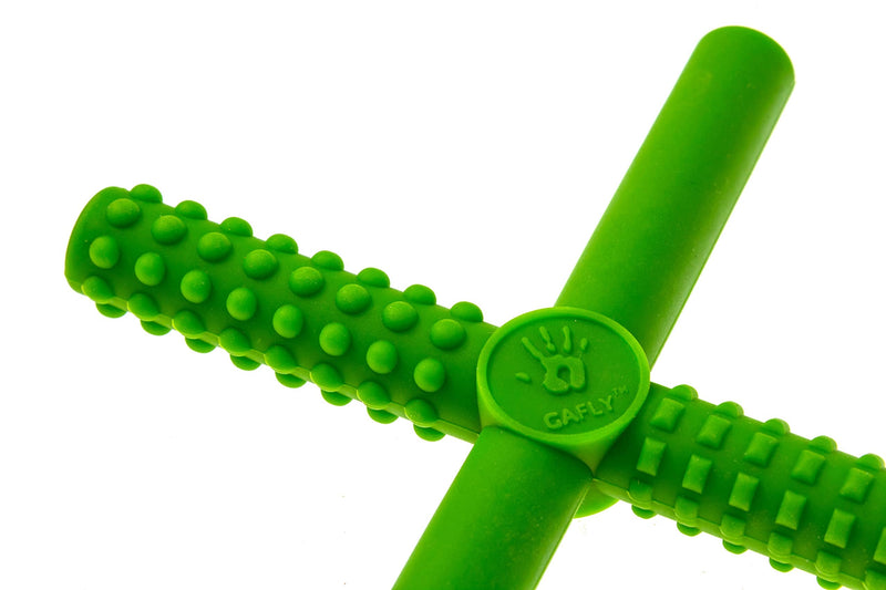 Gafly X's and Y's (5 Pack)-Sensory Chewy for Children with Autism, Kids Special Needs Chew Tubes, Oral Motor Chewers, Silicone, Red Blue Yellow Green - NewNest Australia