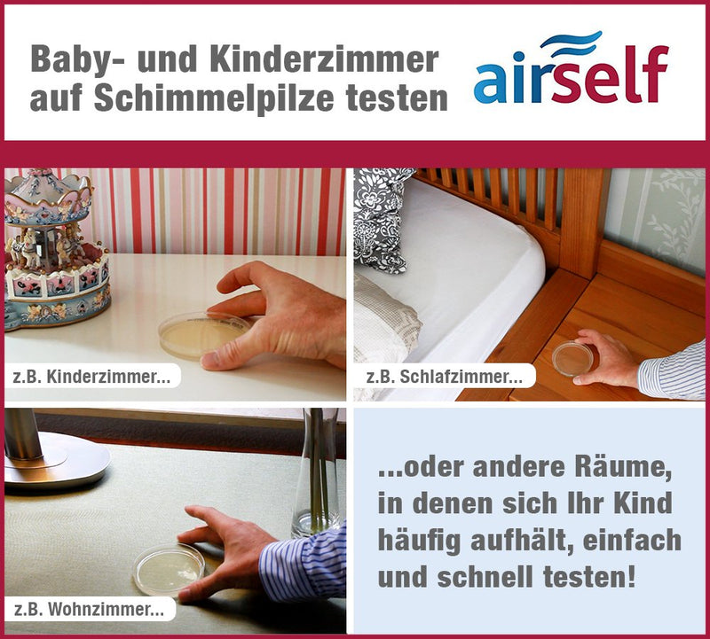 Mold test for baby and children's rooms - mold test to determine the amount of mold in the air - NewNest Australia