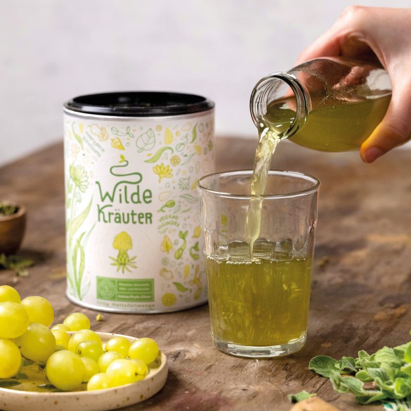 Wild Herbs Nutrient-Rich Phyto-Elixir With Medicinal Herbs, Adaptogens, Algae, Roots And Flowers With Ashwagandha, Opc, Nettle, Dairy Thistle, Chlorella, Yarrow - NewNest Australia