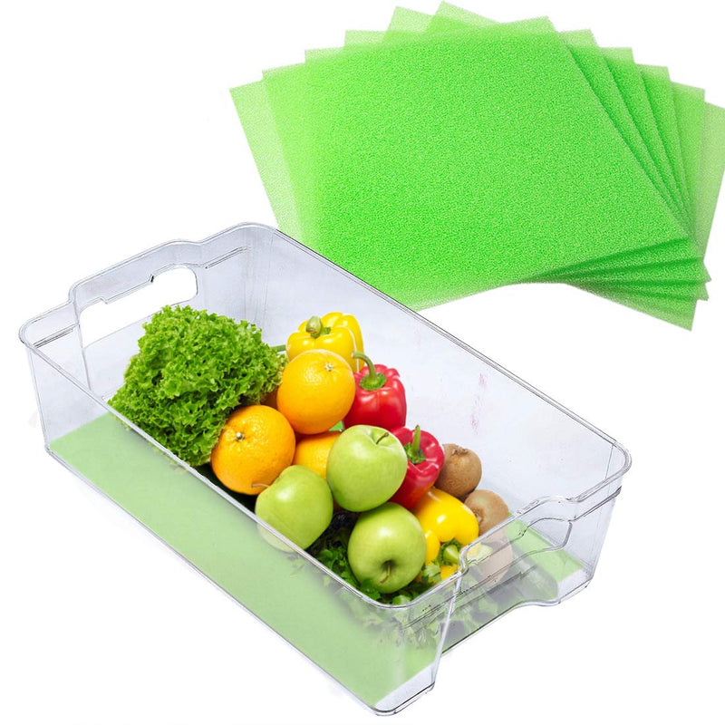 NewNest Australia - Dualplex Fruit & Veggie Life Extender Liner for Fridge Refrigerator Drawers, 12 x 15 Inches (6 Pack) – Extends The Life of Your Produce & Prevents Spoilage 