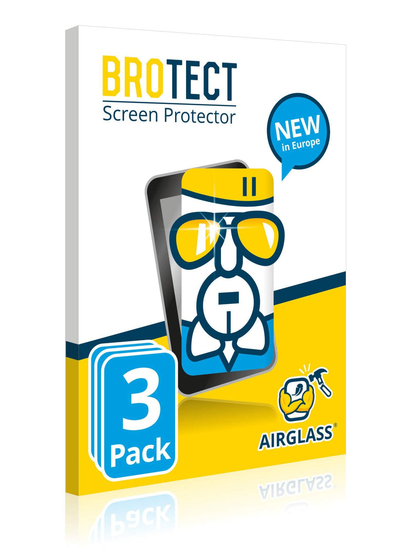 BROTECT tempered glass film for Tandem diabetes care t:slim X2 Insulin Pump (3 pieces) protective glass protective film [extremely scratch-resistant 9H, anti-fingerprint pack of 3 clear - NewNest Australia