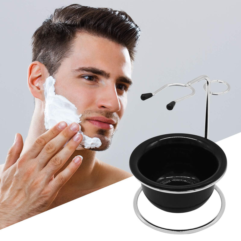 Men's Shaving Kit Universal Heavy Duty Stainless Steel Shaving Brush Stand Holder with Shaving Bowl Safety Shaving Stand for Manual Razors Shaving Brush Shaving Bowl (Silver) Silver - NewNest Australia