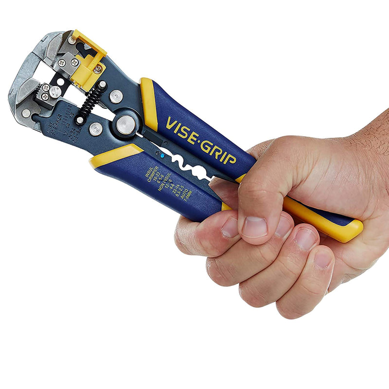 IRWIN VISE-GRIP Wire Stripper, Self-Adjusting, 8-Inch (2078300) 8" - wire stripper - NewNest Australia