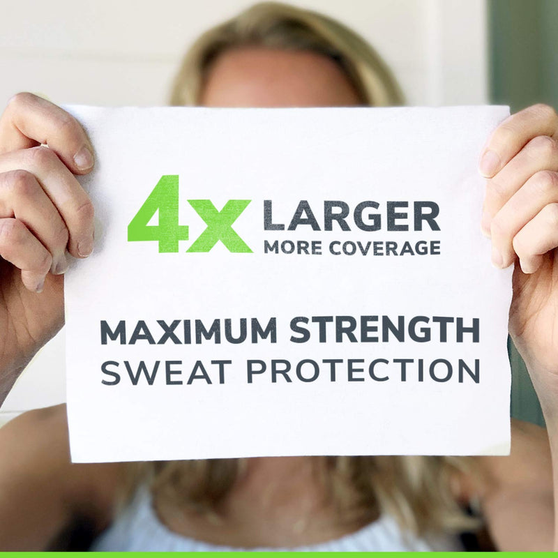 SweatBlock Maximum Strength Antiperspirant Sweat Wipes - For Excessive Sweat Protection - Extra Large - Up to 7 day protection per use - 10 Count - Unisex - NewNest Australia