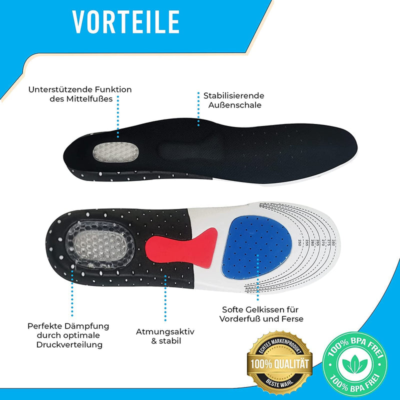 Orthopeo Orthopedic Insoles Kink & Arch Foot & Flat Foot I Optimal Cushioning & Maximum Grip I Universal Size Men I 1 Pair Shoe Insoles Acupressure & Acupuncture Shoe Soles I Insoles - NewNest Australia