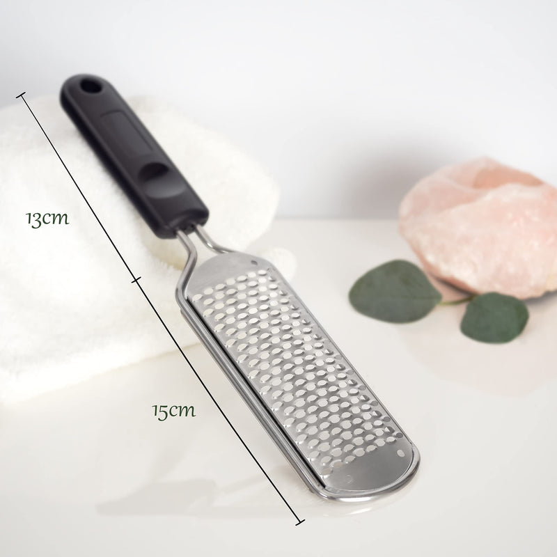 Callus Remover Callus Planer Callus Rasp Foot - Callus Removal - Stainless Steel Callus File for Hard Skin - Foot Care Pedicure Foot Care Device (Set of 1, Black) 1 Piece (Pack of 1) - NewNest Australia