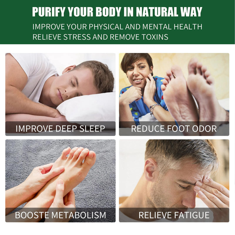 Detox Foot Patches, 20 Pcs Deep Cleansing Detox Foot Pads to Remove Deep Cleansing Toxins with Bamboos and Ginger Powder for Stress Relief, Deep Sleep&Enhance Blood Circulation for Sleep Aid - NewNest Australia