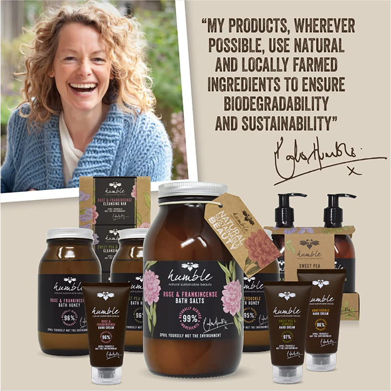 Humble Rose & Frankincense Hand Cream (75ml) - Kate Humble products are carefully created so that you can spoil yourself without spoiling the environment. Cruelty Free. - NewNest Australia