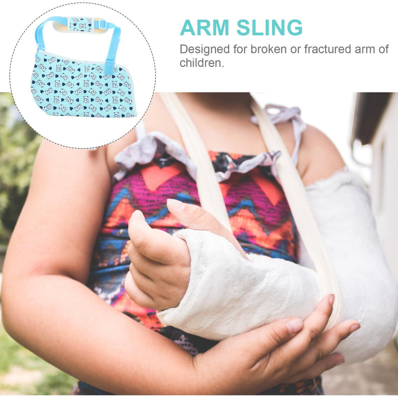 HEALLILY Children Arm Sling Broken Arm Brace Kids Shoulder Immobilizer Medical Arm Sling with Shoulder Pad for Fits Toddlers Kids Youth Teens - NewNest Australia