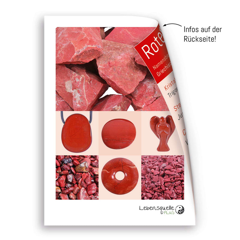 Red Jasper Slice Stone | Hand flatterer pocket stone | High quality gemstone Life Source Plus - NewNest Australia