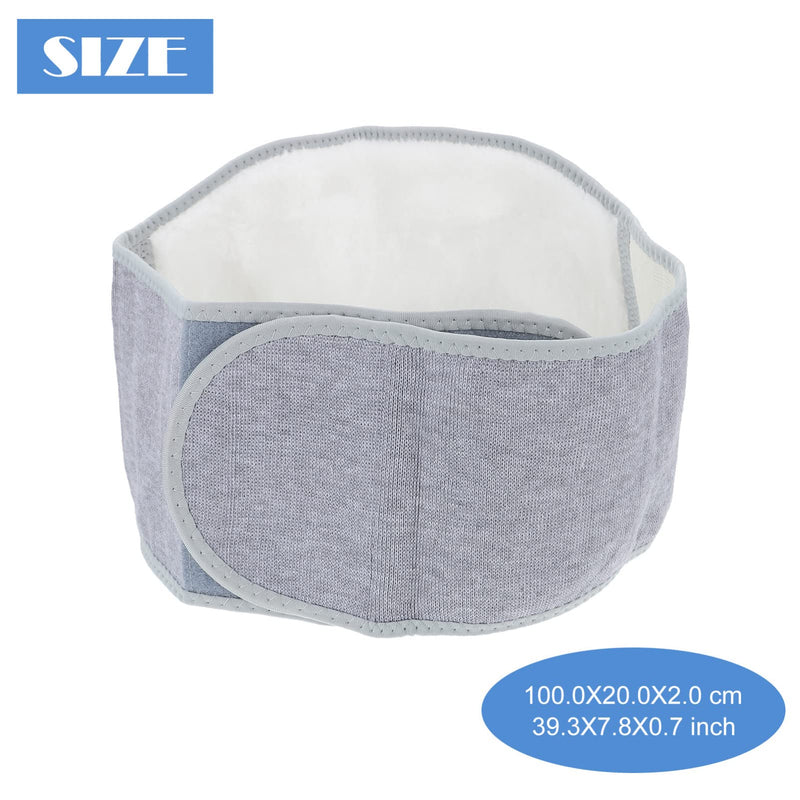Healifty Back Support Belt for Women - Breathable Lumbar Support with Lumbar Pad Warming Lower Back for Herniated Disc Sciatica (Size L), light gray - NewNest Australia