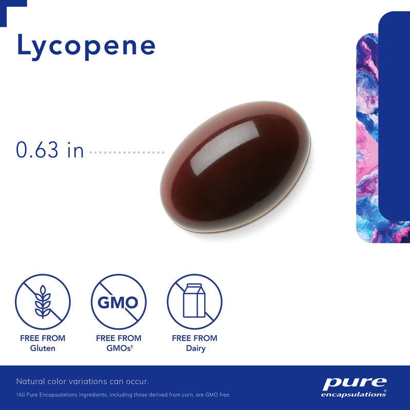 Pure Encapsulations - Lycopene 20 mg - Dietary Supplement for Prostate, Cellular and Macular Support - 60 Softgel Capsules 60 Count (Pack of 1) - NewNest Australia