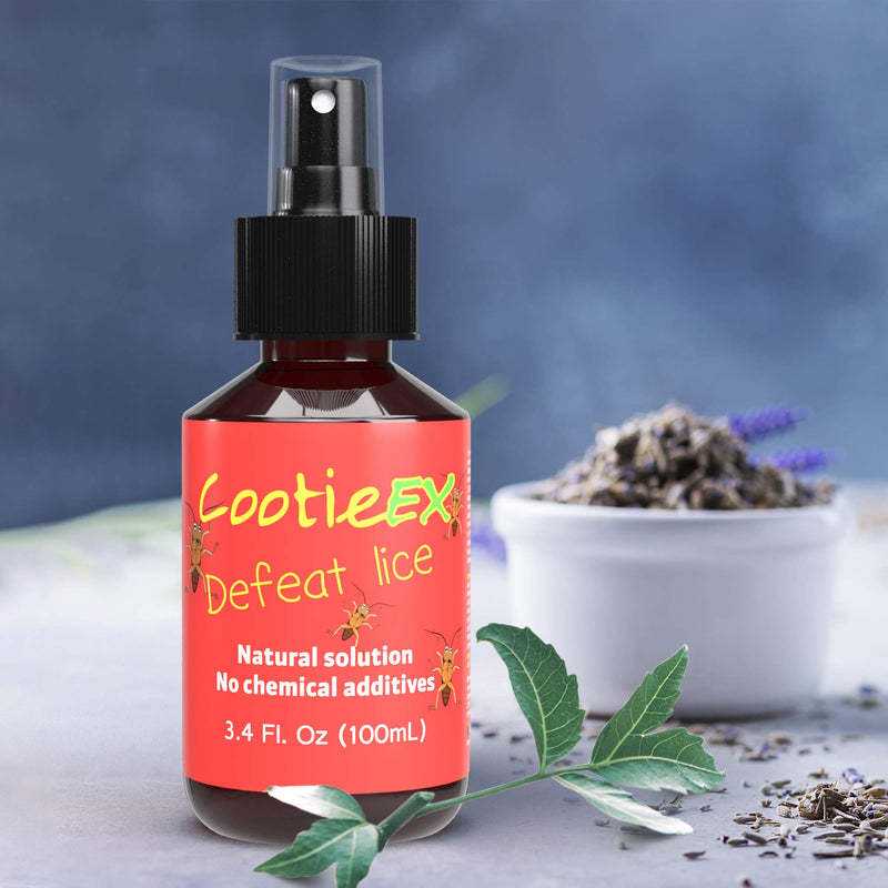 CootieEx Head Lice Treatments with Lavender Oil for Hair - Natural Nit Treatment - Prevent Head Lice Infestations: Anti Nits Head Lice Treatment - Alternative to Nit Shampoo & Head Lice Shampoo, 100ml - NewNest Australia