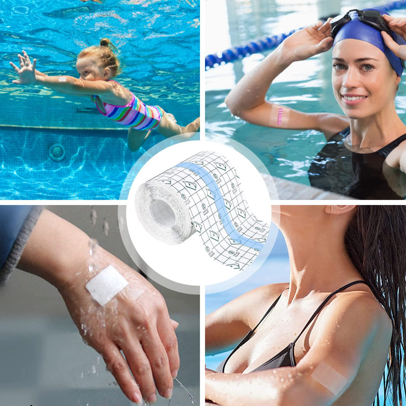 15 Cm X 10 M Waterproof Adhesive Bandage, Shower Plaster, Waterproof Plaster, Large Roll, Waterproof Transparent Bandage, Breathable Film For Tattoos, Shower Plasters, Anti-Allergic, Sports Shower - NewNest Australia