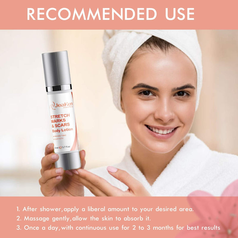 STRETCH MARK REMOVER - SCARS BODY LOTION - Firming Body Lotion Infused with Essential Oils and Extracts to Improve the Appearance of Scars Stretch Marks and Uneven Skin Tone - 50 ml - NewNest Australia