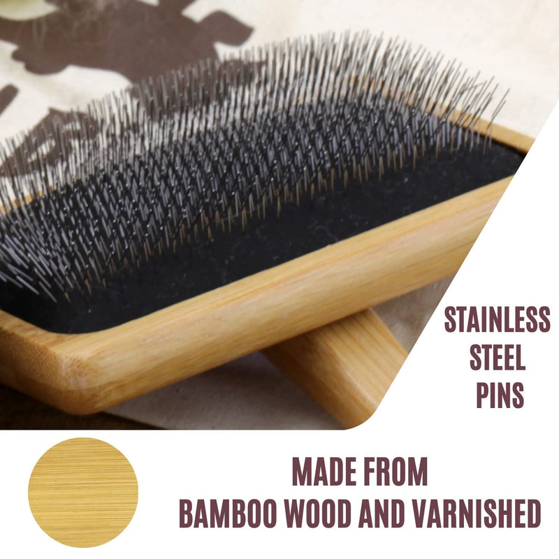 Woolbuddy Wool Brush, Hand Carders for Wool, 2 pccs Needle Felting Brush, Dog Brush for Shedding, Cat Brushes and Cat Combs for Indoor Cats, Slicker Brush for Blending Wool, Long and Short Hair Pets - NewNest Australia