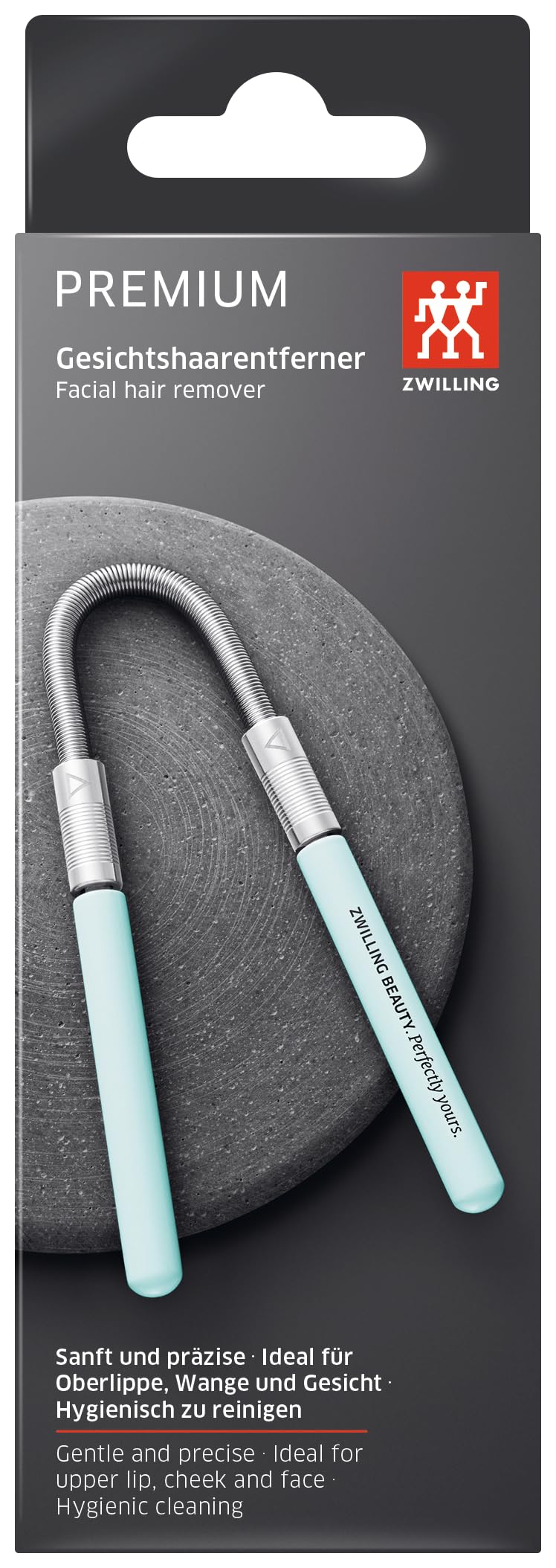 ZWILLING facial hair remover for forehead, eyebrow, cheek, upper lip and chin, mint - NewNest Australia