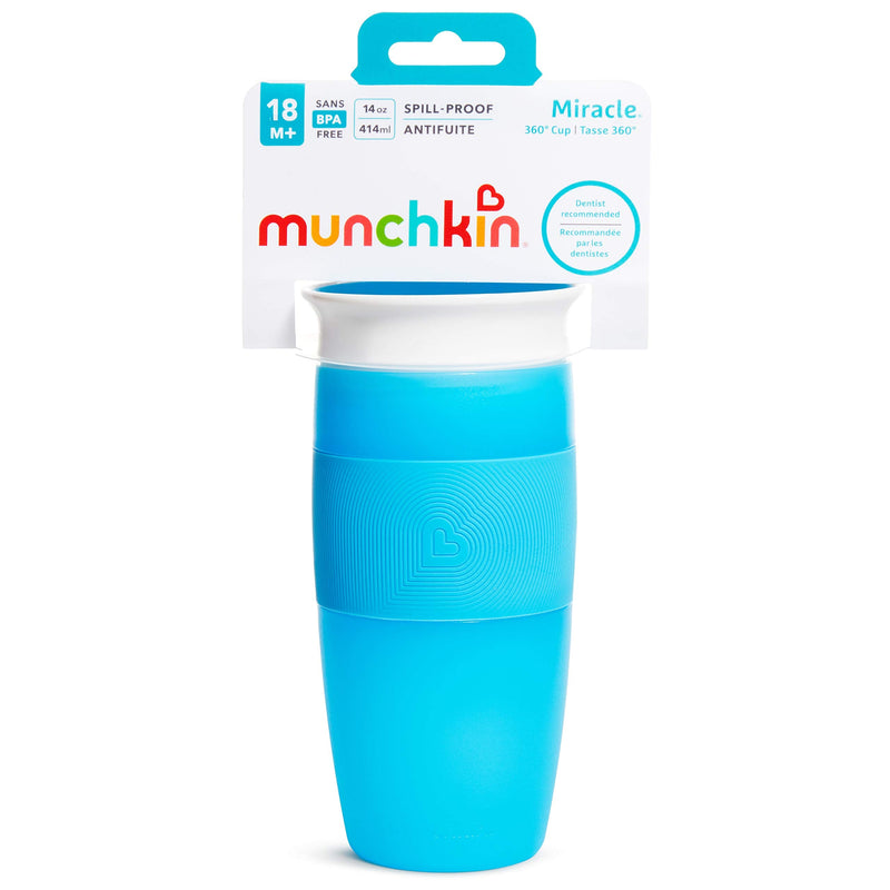 Munchkin Miracle 360 Sippy Cup, Blue, 14 Ounce - NewNest Australia