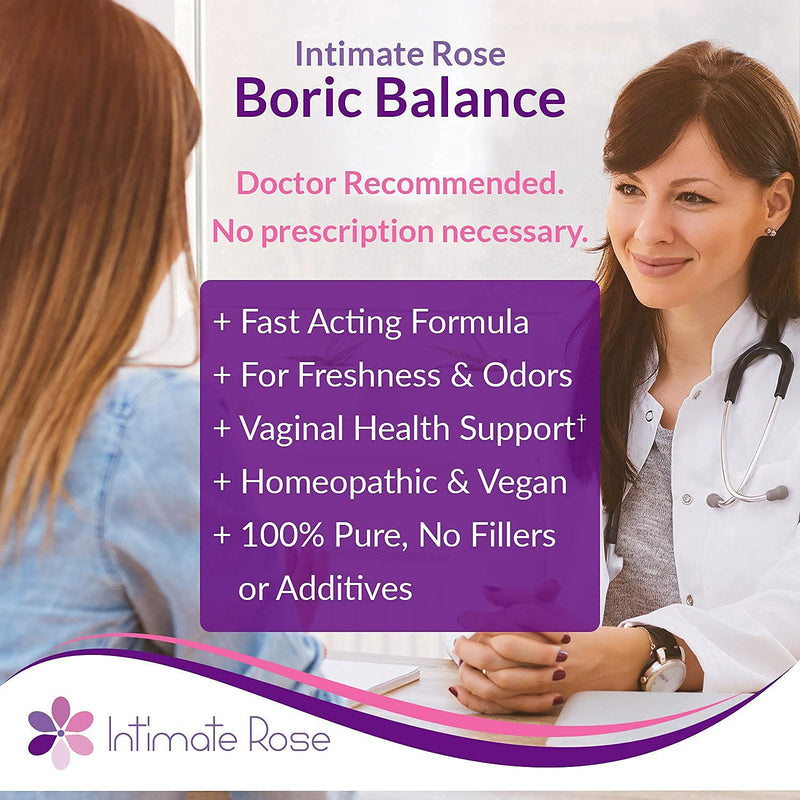 Boric Acid Vaginal Suppositories - 30 Count (600mg) + 7 Applicators - Made in USA - Helps Fight Against BV, Yeast Infections, Odor - Promote pH Balance for Women Vaginal Health 1 - NewNest Australia