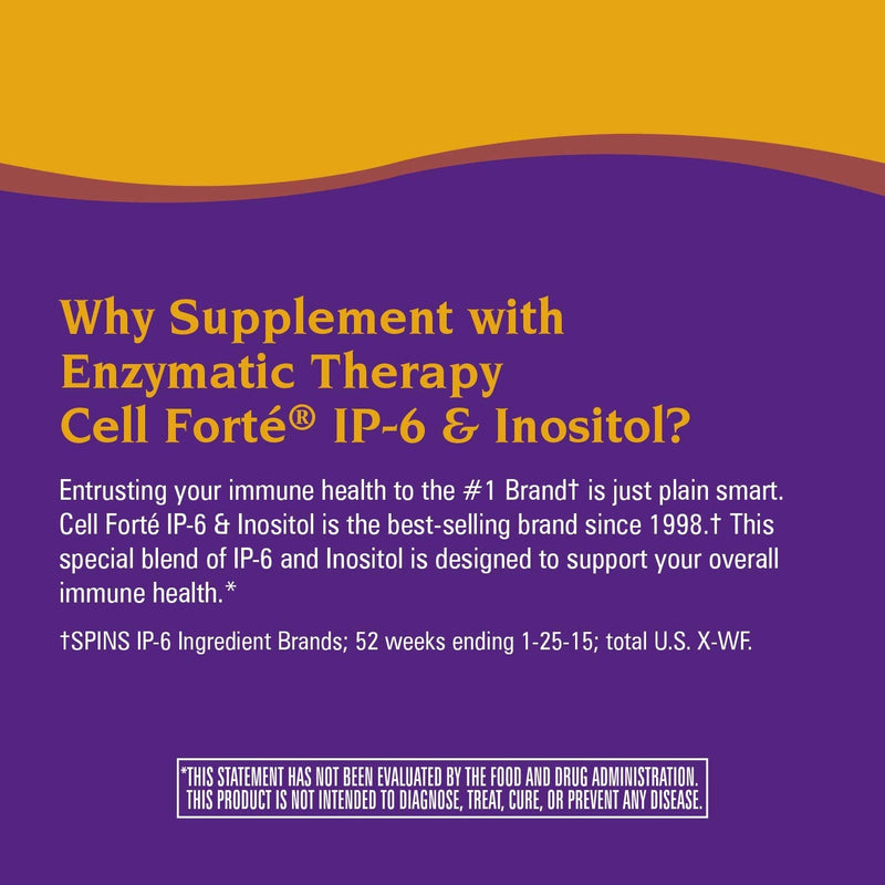 Nature's Way Cell Forté IP-6 & Inositol Supplement, Gluten-Free, Vegan, 240 Capsules - NewNest Australia