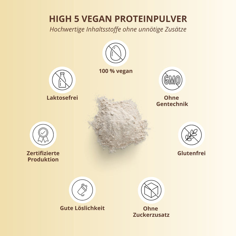 Vegan Protein - Vanilla - Vegan Protein Powder Without Sucralose And Soy With Stevia Protein Powder From Rice, Peas, Hemp, Buckwheat And Pumpkin Seeds - 1 Kg Protein Powder - NewNest Australia