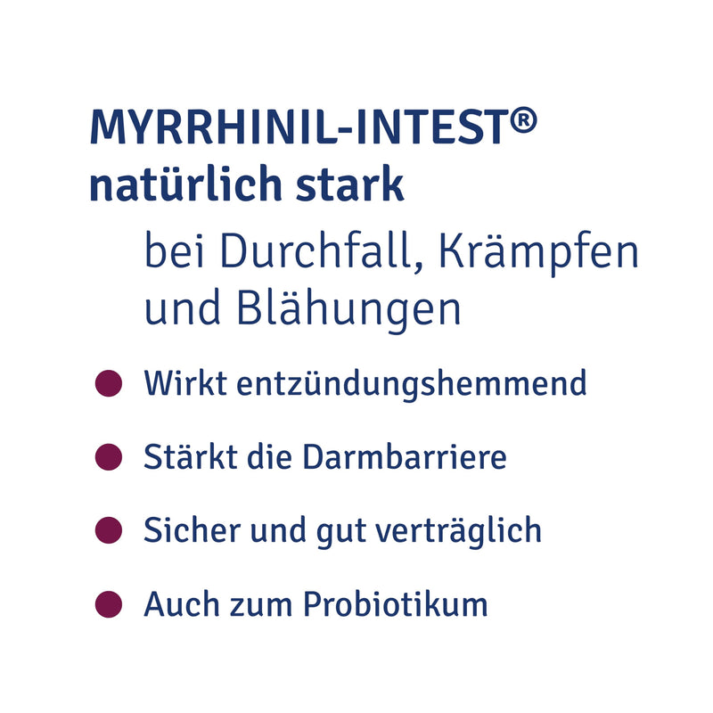 MYRRHINIL-INTEST - for the supportive treatment of gastrointestinal disorders with diarrhea, abdominal cramps and flatulence - 1 x 200 film-coated tablets 200 pieces (pack of 1) - NewNest Australia