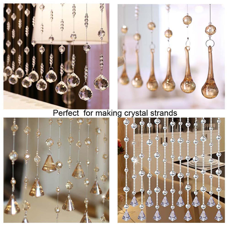 Fushing 100Pcs Stainless Split Rings, Crystal Chandeliers Connectors for Chandelier, Curtain,Suncatchers, Crystal Garland,Necklaces, Keys, Earrings, Jewelry Making and Craft Ideas(12mm) 12mm - NewNest Australia