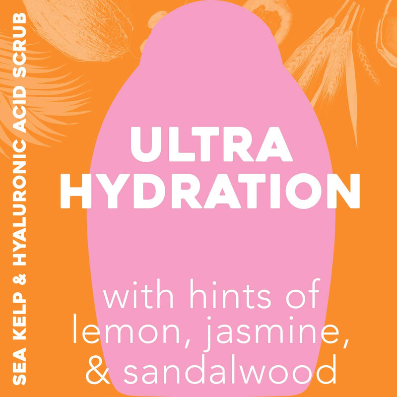 OGX Sea Kelp & Hyaluronic Acid Body Scrub & Wash 19.5 fl oz Pack of 1 - NewNest Australia
