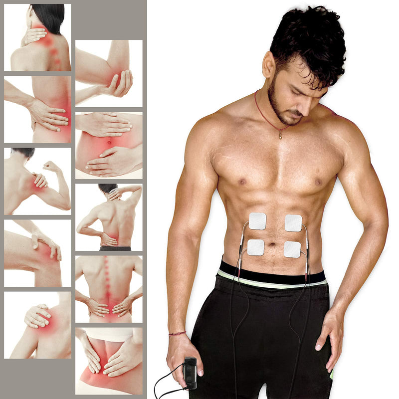 iStim Tens Unit Stimulator Machine - EV820 with 8 Electrodes Japanese Gel for Pain Management, Back Pain and Rehabilitation - NewNest Australia