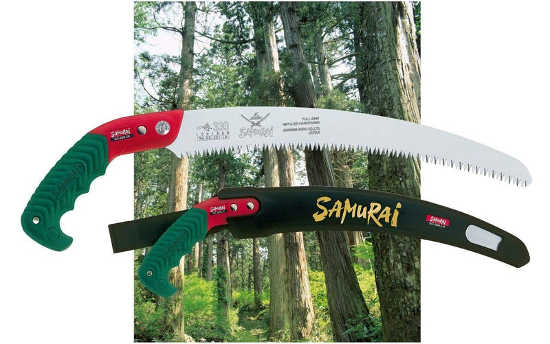 Samurai Ichiban 13" Curved Pruning Saw with Scabbard (GC-330-LH) - NewNest Australia