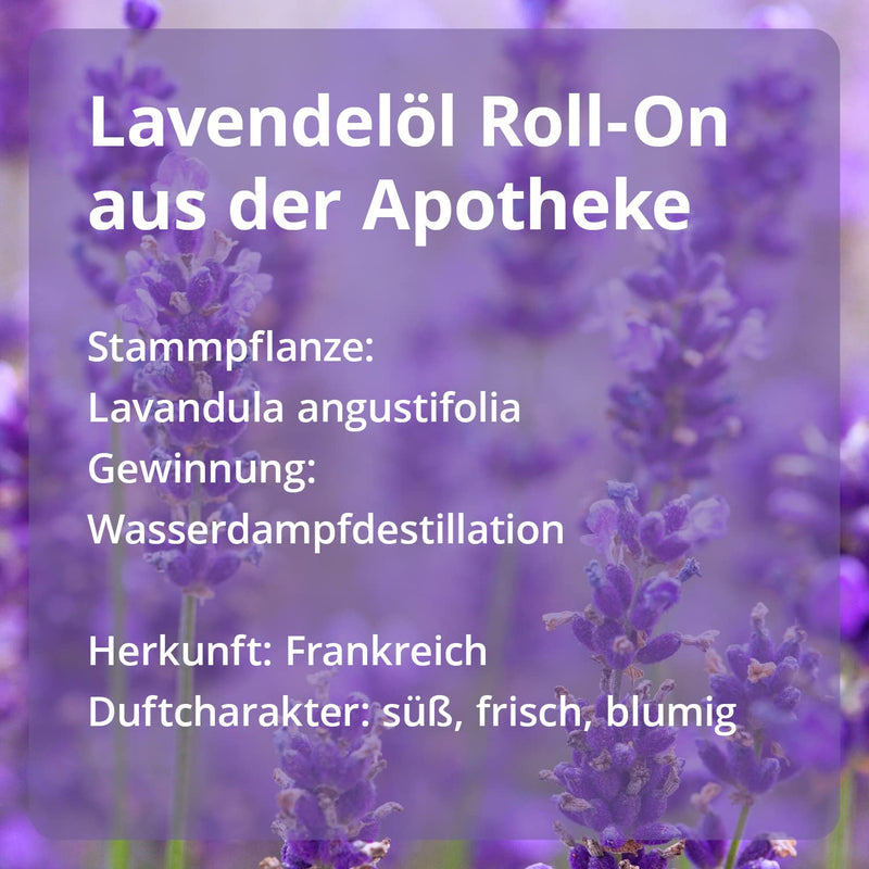 Casida Lavender Roll-On - Relax Roll-On For A Harmonious, Relaxed Atmosphere - Lavender Oil Roll-On As Fragrance Oil, Essential Oil For Aroma Care On The Go - From The Pharmacy - 10 Ml (Lavender) - NewNest Australia