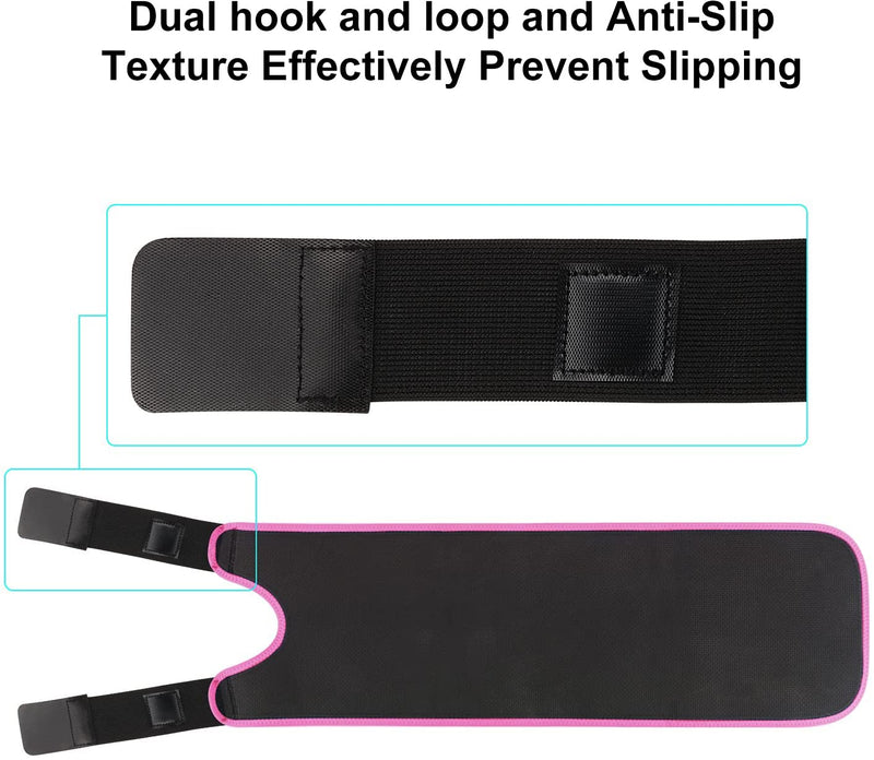 supregear Thigh Support - Adjustable Hamstring Support to Quadriceps, Hamstring Muscles, Sprains, Strains, Pulled Muscles and Sports Injury, Hamstring Compression Sleeve for Women Men (Pink) Pink - NewNest Australia