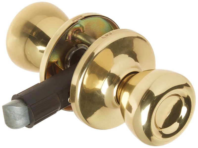 Kwikset 92001-519 Mobile Home Hall & Closet Door Knob in Polished Brass - NewNest Australia