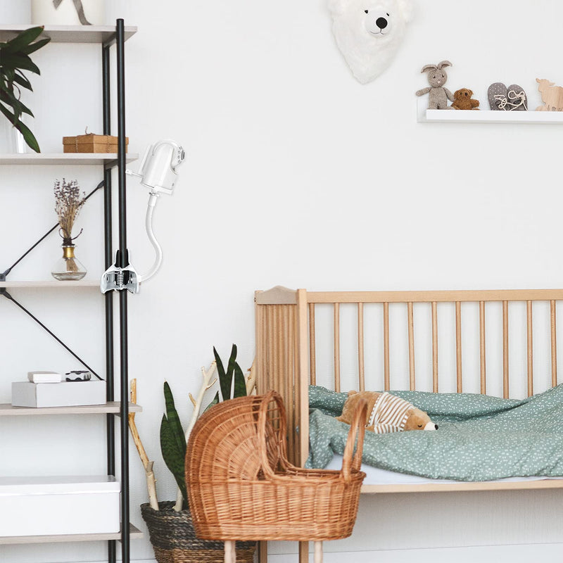 Baby Monitor Mount, Universal Baby Camera Holder Baby Camera Stand for Crib Nursery, Compatible with Infant Optics DXR-8 and DXR-8 PRO Gooseneck Baby Monitor Mount - NewNest Australia