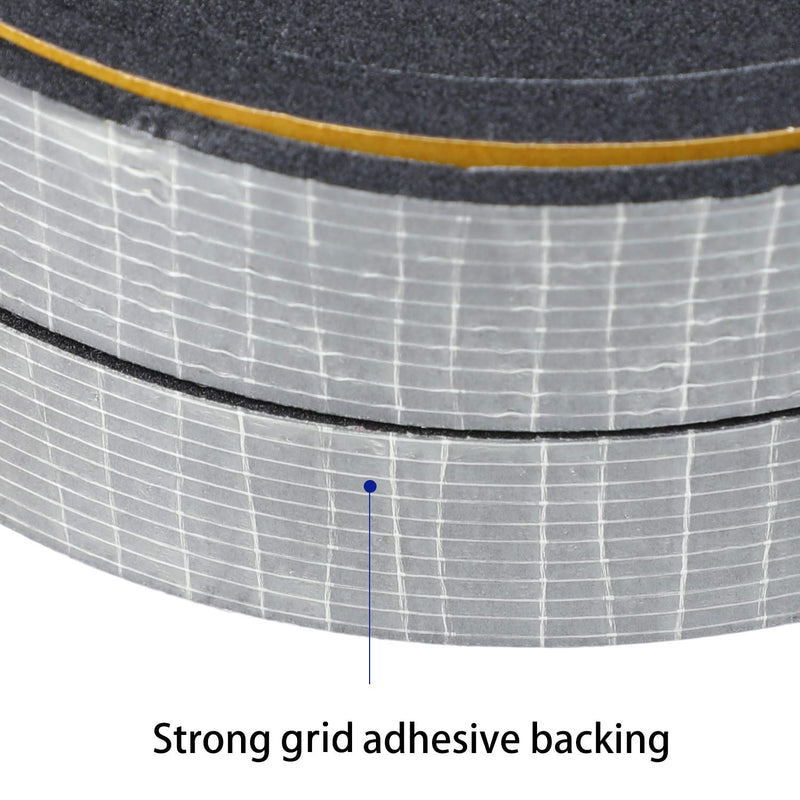 Yotache Adhesive Weather Stripping 2 Rolls 1" W X 1/8" T, Neoprene Foam Weatherstrip Tape for Automotive, 33 Ft Length (2 X 16.5 Ft Each) 1" x 1/8" x 33' - NewNest Australia