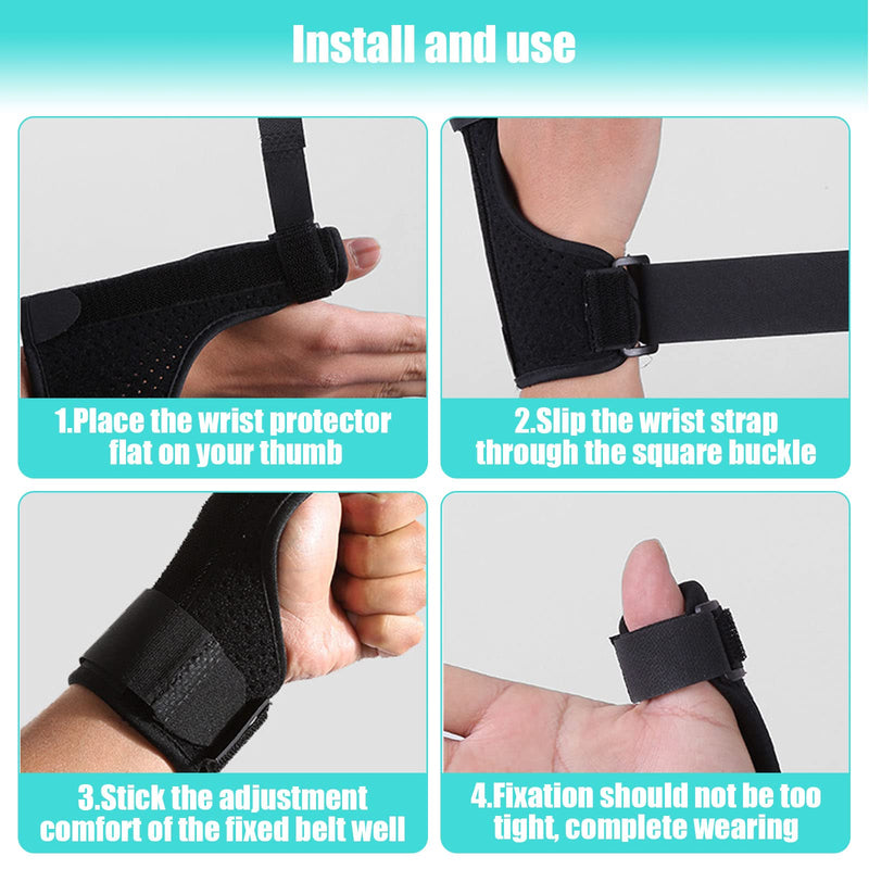 Finger Splint Thumb Right Wrist Bandages Thumb Brace Left Hand Thumb Fixer Thumb Joint Thumb Protector Thumb Stabilizer Finger Brace Protector For Left And Right Hand Thumb - NewNest Australia