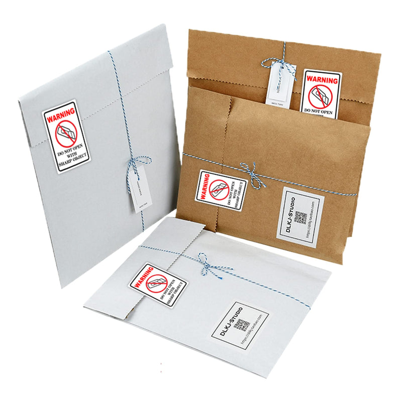 2x3 inch Do Not Open with Sharp Object Industrial Warning Labels International Special Handling Shipping Pallet Stickers for Shipping, Handling,Packing,Moving 500pcs - NewNest Australia