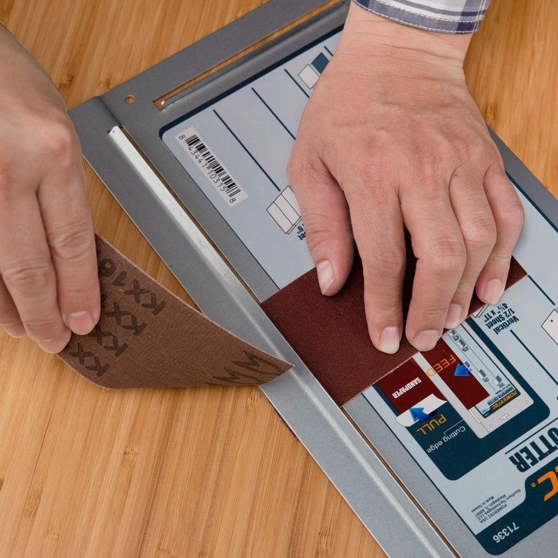 POWERTEC 71336 Sandpaper Cutter | Woodworking Shops and Metalworking Shops | For Precise, Clean Sandpaper Sheet Cutting | Easily Custom Cut 1/4, 1/2 and 1/3 Sheets for your Sanding Projects - NewNest Australia