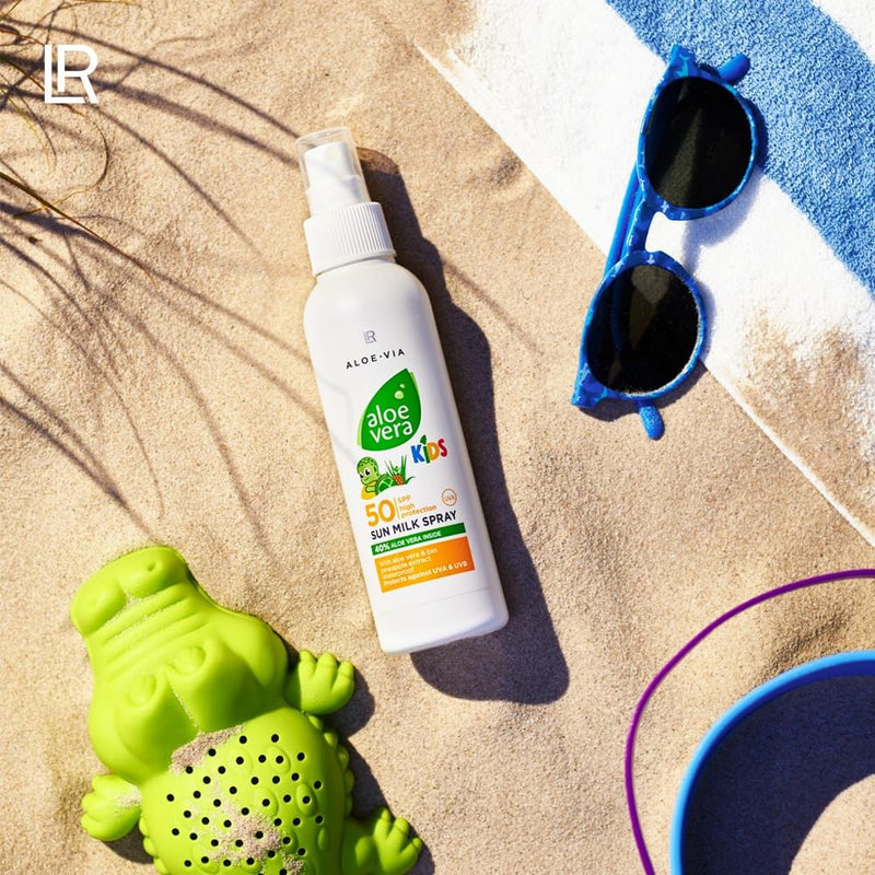 LR Aloe Vera Children's Sun Milk Spray SPF 50 (1 x Kids Spray) 150 ml (Pack of 1) - NewNest Australia