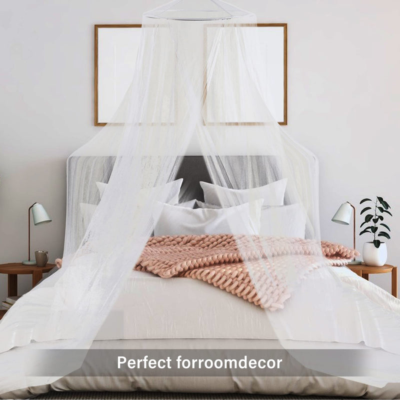 Aoresac Bed Canopy, Mosquito Net for Single to King Size Bed Canopy, Encrypted Fabric, 500 Inch Diameter, Easy to Install, Suitable for Girls Bedroom Decor, Reading Nook Canopies in Home A-02 - NewNest Australia