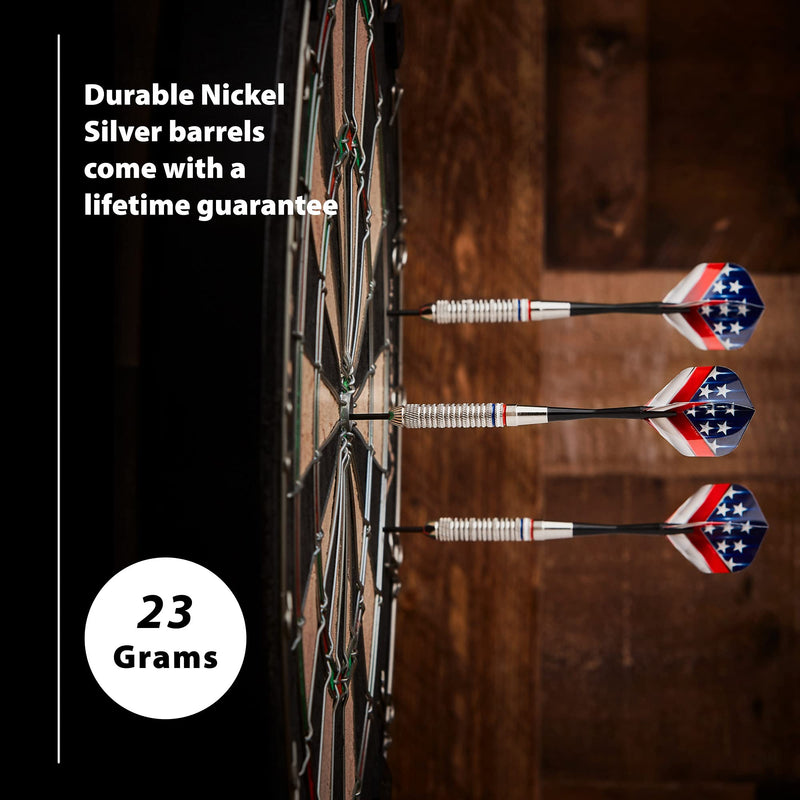 Fat Cat Support Our Troops Steel Tip Darts with Storage/Travel Case, 23 Grams - NewNest Australia