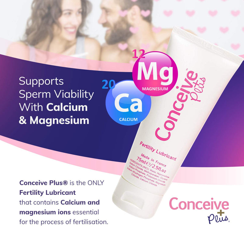 Conceive Plus Travel Size Fertility Lubricant for Women - Calcium + Mg - Use When Trying to Conceive - Vaginal Moisturizer - 1 Ounce Multi-Use Tube 1 Fl Oz (Pack of 1) - NewNest Australia