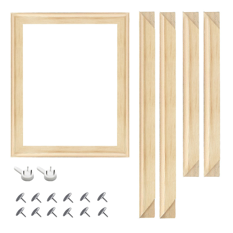 EVNEED DIY Canvas Stretcher Bars 16x20 Inch Canvas Frame - Easy to Assemble, Gallery Wrap Oil Frame Kits Canvas Wood Stretcher Bars- for Oil Paintings, Prints, Paint - NewNest Australia