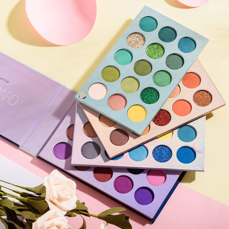 Beauty Glazed Makeup Palette 60 Colors Supper Pigmented Color Board Long Lasting Eyeshadow Palette Mattes and Shimmers Blendable Eye Shadow Make Up Professional Eye Cosmetic - NewNest Australia