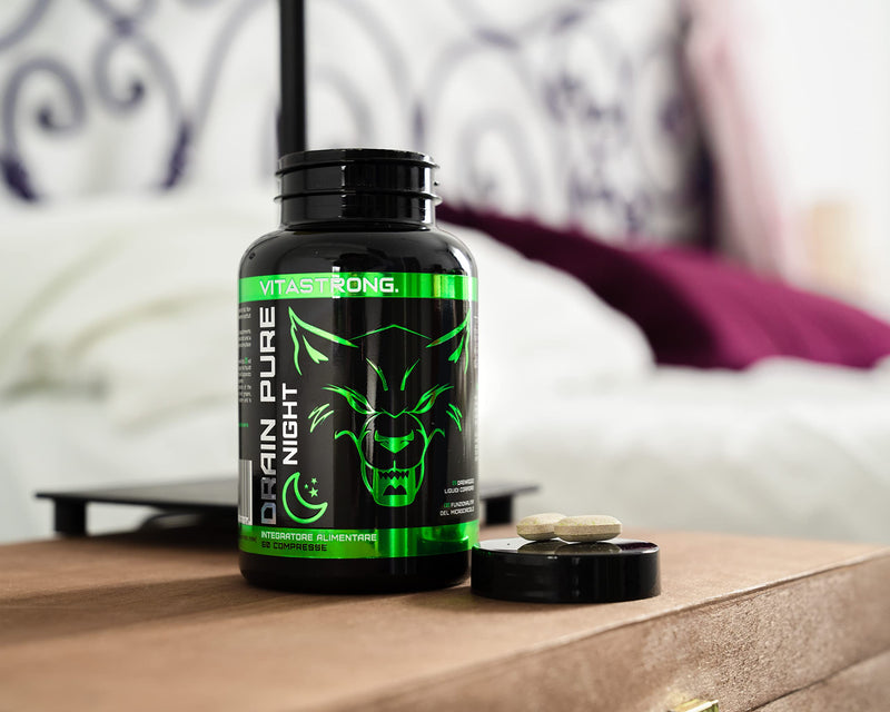 Vitastrong Drainpure Night Weight Loss | For Weight Loss, Detoxification And Drainage | Removes Toxins And Excess Liquid | High Quality Made In Italy Quality | Vegan Friendly - NewNest Australia