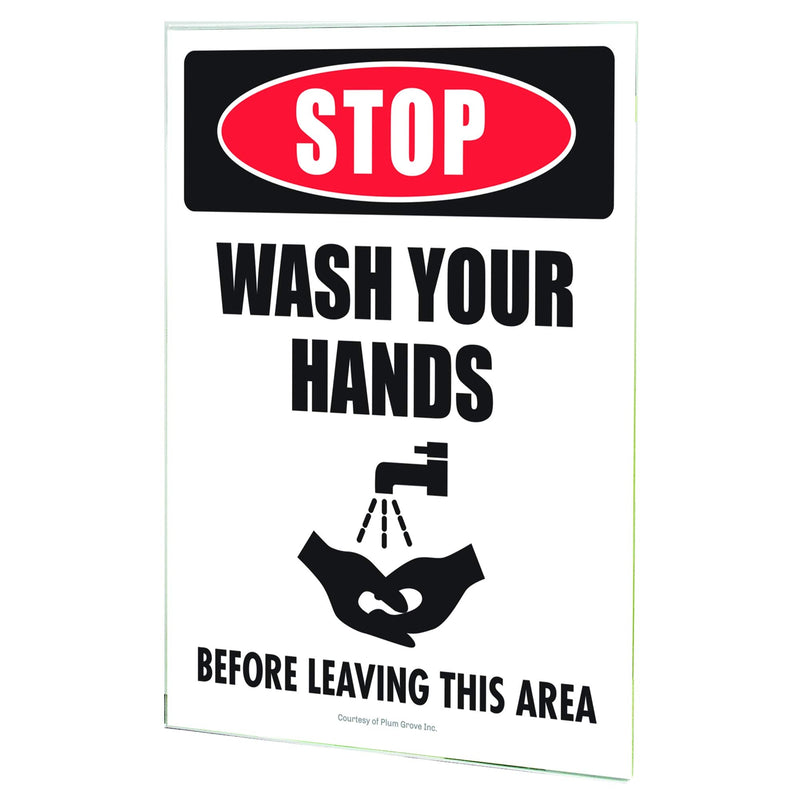 NuDell 38017Z Clear Plastic Sign Holder, Wall Mount, 11 x 17 - NewNest Australia